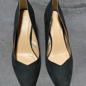 Size 10 Black Suede High Heels by A NEW DAY